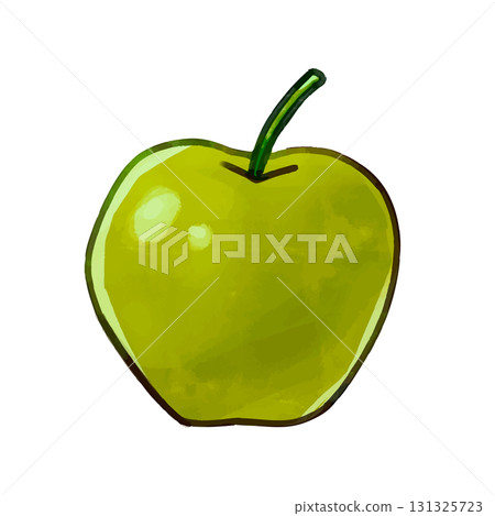 Red apple single material 131325723