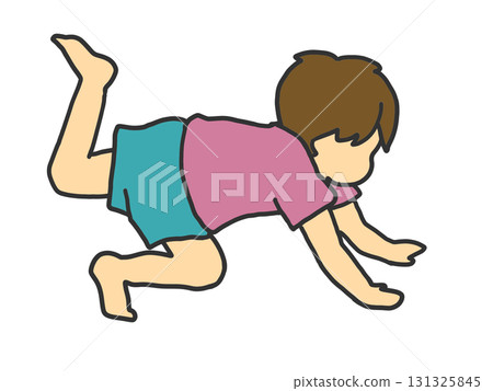 Child practicing breakdancing 131325845