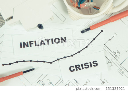 Various electrical components, work tools, electric construction diagrams of house 131325921