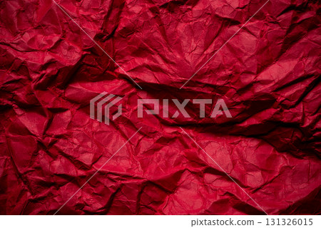 wrinkled red paper background 131326015