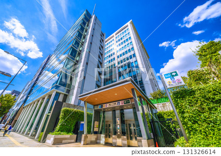 日本東京城市景觀,包括青山一丁目站=第24位 日本東京城市景觀,包括青山一丁目站=第24位 131326614