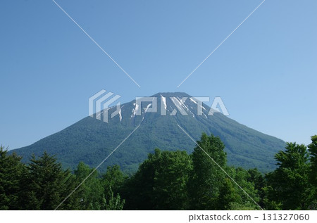 初夏：羊蹄山殘雪 131327060