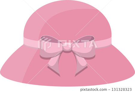 A delightful pink sunhat with a ribbon and bow, perfect for sunny days and playful outings. A delightful pink sunhat with a ribbon and bow, perfect for sunny days and playful outings. 131328323