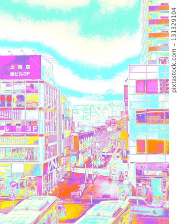 Station front scenery <processed> Station front scenery <processed> 131329104