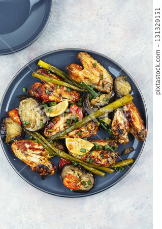 Baked Whole Chicken Wings. 131329151