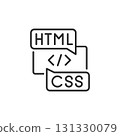 HTML CSS Icon 131330079