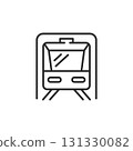 Metro Train Icon 131330082