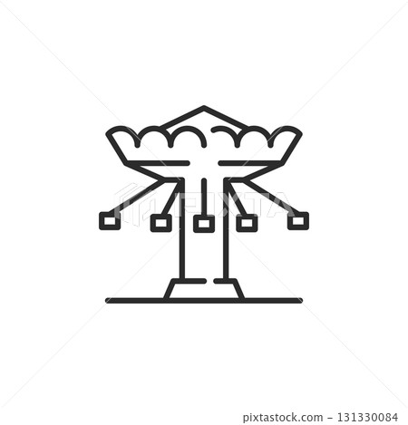 Swing Ride Icon Swing Ride Icon 131330084