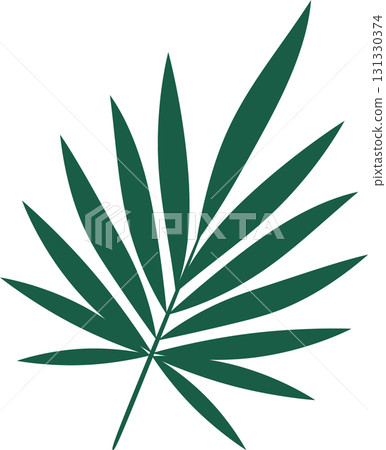 Illustrated leaf, displaying nature's beauty, and providing a sense of tranquility and serenity. Illustrated leaf, displaying nature's beauty, and providing a sense of tranquility and serenity. 131330374
