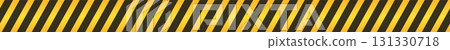 Yellow and Black Diagonal Stripes Pattern - Bold and eye-catching graphic design for various uses. Yellow and Black Diagonal Stripes Pattern - Bold and eye-catching graphic design for various uses. 131330718
