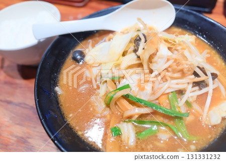 蔬菜豐富的味噌拉麵(Tanmen) 蔬菜豐富的味噌拉麵(Tanmen) 131331232