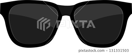 Stylish dark eyewear with sleek frames for sun protection and fashion-forward appearance. 131331503