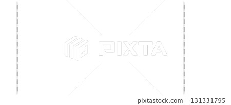 A plain white perforated ticket coupon isolated on white, ready to be redeemed or used at an event. A plain white perforated ticket coupon isolated on white, ready to be redeemed or used at an event. 131331795