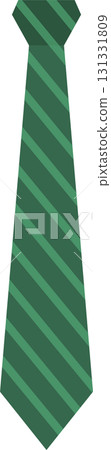 A green tie with light green stripes, often worn in business or formal settings. Versatile. A green tie with light green stripes, often worn in business or formal settings. Versatile. 131331809