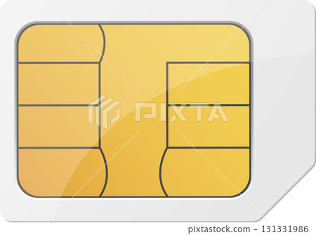 A macro shot presents a SIM card against a clean backdrop, emphasizing its functionality for devices. A macro shot presents a SIM card against a clean backdrop, emphasizing its functionality for devices. 131331986