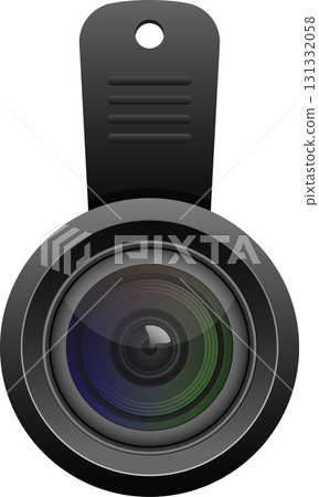 A high-definition camera lens is presented, promising clarity and high resolution for images. 131332058