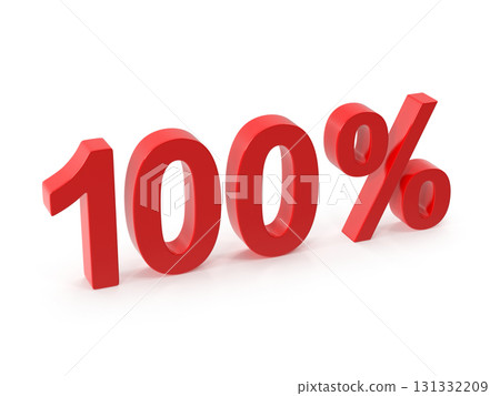 Red 3D 100 Representation 131332209