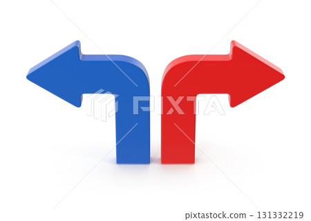 Choice Left or Right Directional Arrows 131332219