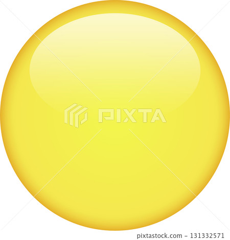 A luminous yellow sphere with a reflective surface, standing out against a stark black backdrop. A luminous yellow sphere with a reflective surface, standing out against a stark black backdrop. 131332571