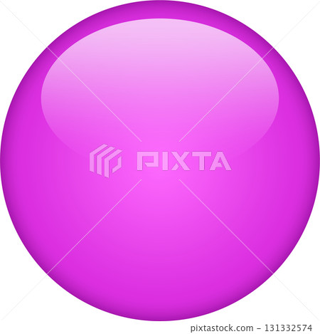 A shiny sphere of vibrant purple color stands out with its reflective surface and round shape. A shiny sphere of vibrant purple color stands out with its reflective surface and round shape. 131332574