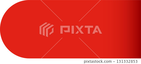 Abstract red shape with gradient, modern design, graphic element, bold color, smooth transition Abstract red shape with gradient, modern design, graphic element, bold color, smooth transition 131332853