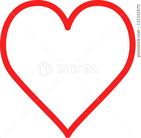 A vibrant red heart symbol, embodying concepts of love, affection, and deep emotional connection. A vibrant red heart symbol, embodying concepts of love, affection, and deep emotional connection. 131332870