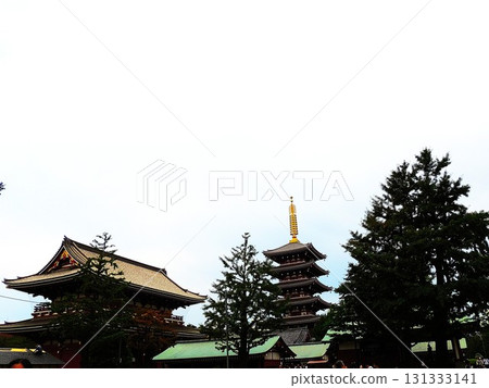 [東京，淺草寺] 五重塔與寶藏門 131333141