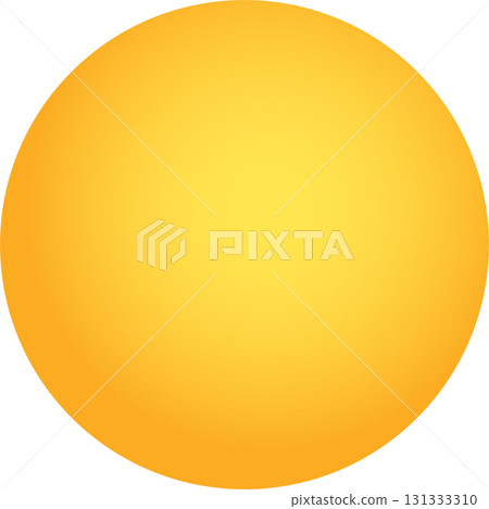 A radiant sphere fills the frame with a warm, golden hue, radiating light and energy outward. 131333310