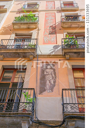 Barcelona, clear skies, midsummer, Spain 131333695