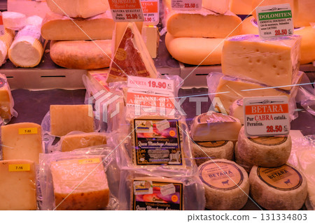 Barcelona, showcase, food, midsummer, Spain 131334803