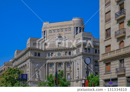 巴塞隆納，城市景觀，歷史，盛夏，西班牙 131334810