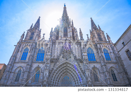 Barcelona, cityscape, historic, midsummer, Spain 131334817