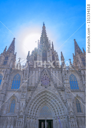 Barcelona, cityscape, historic, midsummer, Spain 131334818