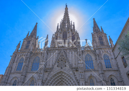 巴塞隆納，城市景觀，歷史，盛夏，西班牙 131334819