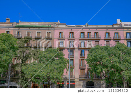 巴塞隆納，城市景觀，歷史，盛夏，西班牙 131334820