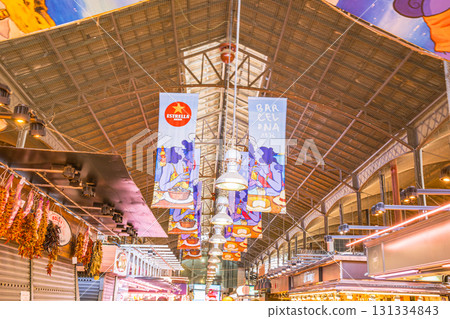 巴塞隆納、市場、樂趣、盛夏、西班牙 131334843