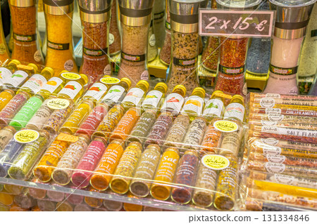Barcelona, market, spices, midsummer, Spain Barcelona, market, spices, midsummer, Spain 131334846