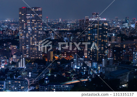東京：東京市中心和港區的夜景 131335137