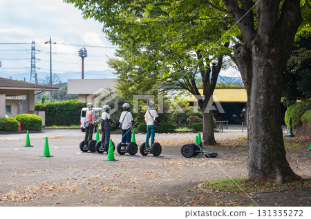 A group practicing Segway 131335272