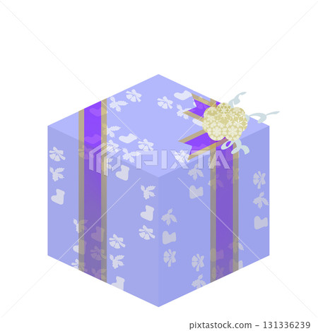 Gift box_square_ball ornament decoration Gift box_square_ball ornament decoration 131336239