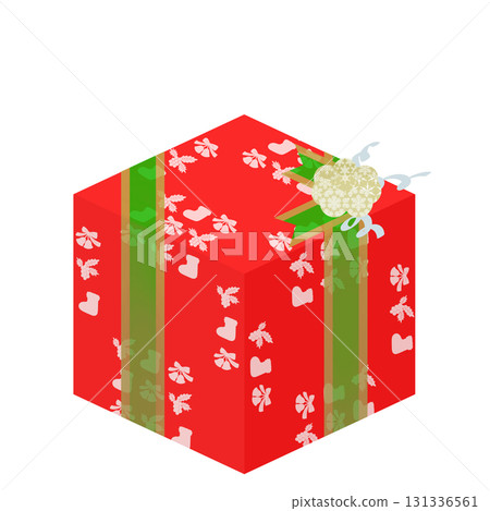 Gift box_square_ball ornament decoration Gift box_square_ball ornament decoration 131336561