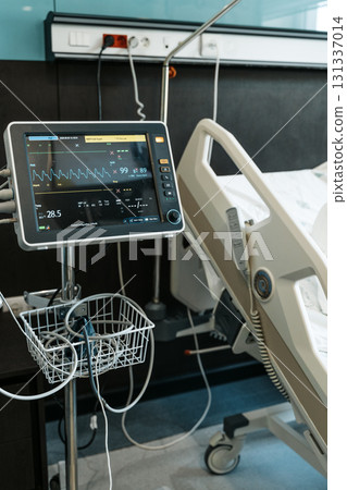 Medical Monitor in Hospital Room 131337014