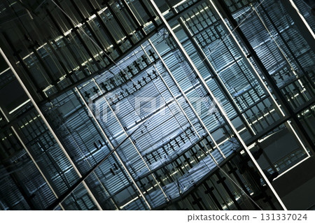 Futuristic Geometric Architecture abstract background  131337024