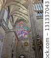 Stained Glass of St. Vitus Cathedral | Prague Castle, Czech Republic, World Heritage Gothic Architecture 131337043