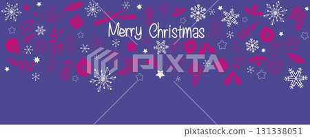 Stylish Christmas decorations, chestnut decoration illustration Stylish Christmas decorations, chestnut decoration illustration 131338051
