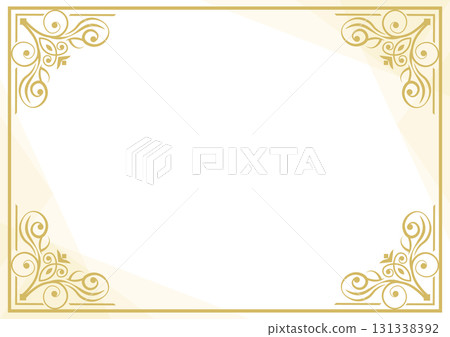 金色古董框架 金色古董框架 131338392