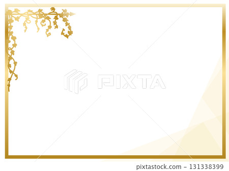 Gold antique frame 131338399