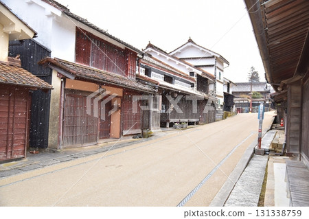 Snow-covered streets of Fukiya, Okayama Snow-covered streets of Fukiya, Okayama 131338759