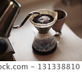 Brewing drip coffee 131338810