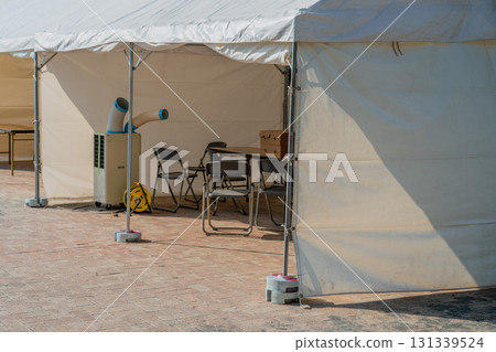 活動場所酷熱對策:安裝局部冷卻器 活動場所酷熱對策:安裝局部冷卻器 131339524